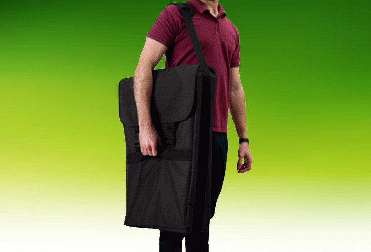 Carrying the Trestle Bag