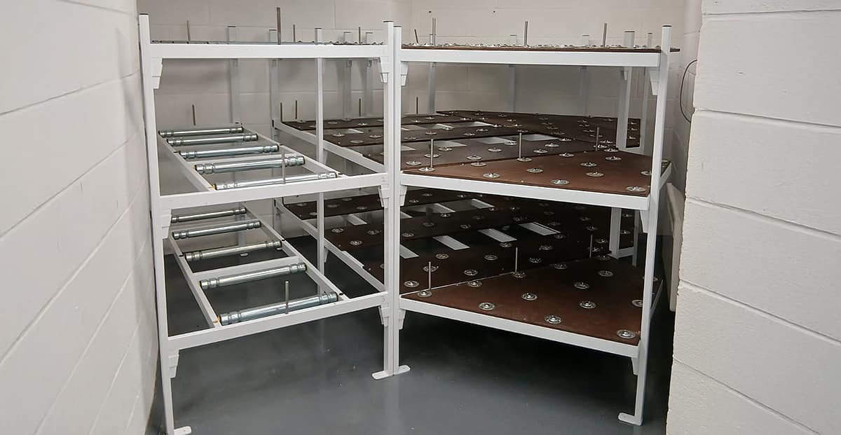 Bespoke Rack System for a Crematoria Group