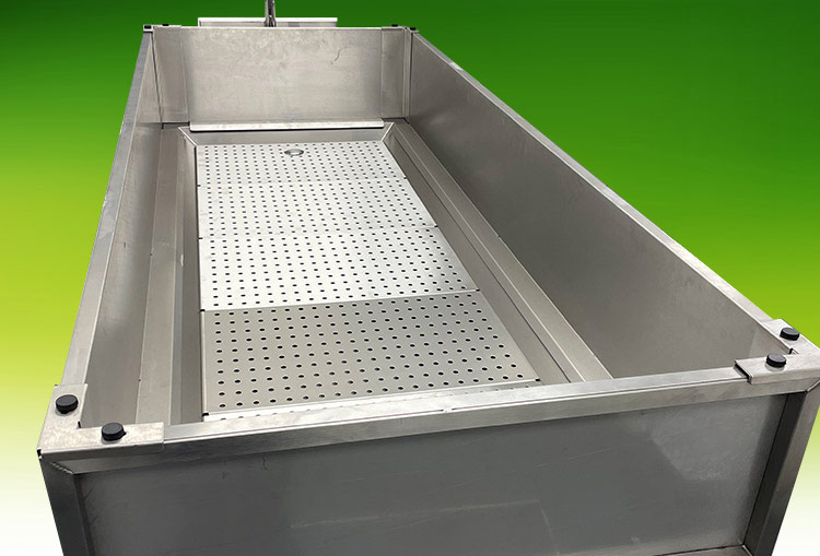 Portable Wash Trays - High Sides handle