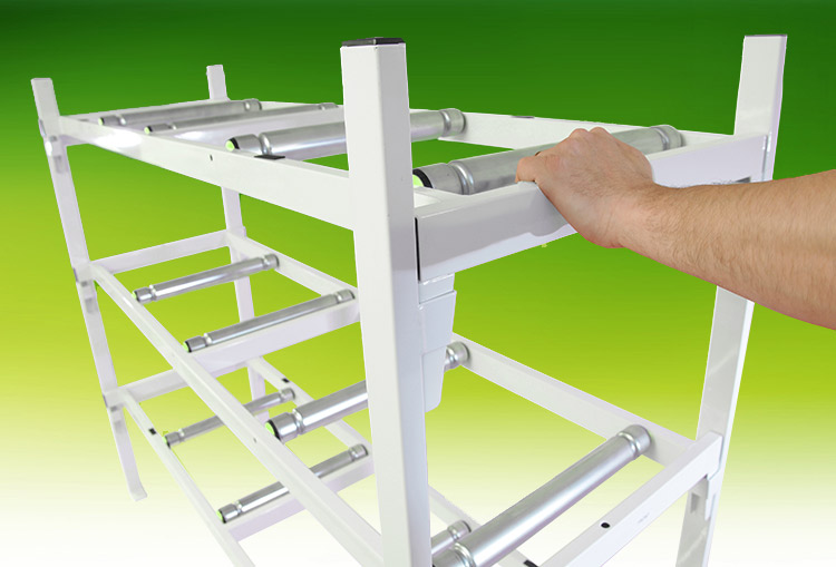 Storage racking is easy to assemble