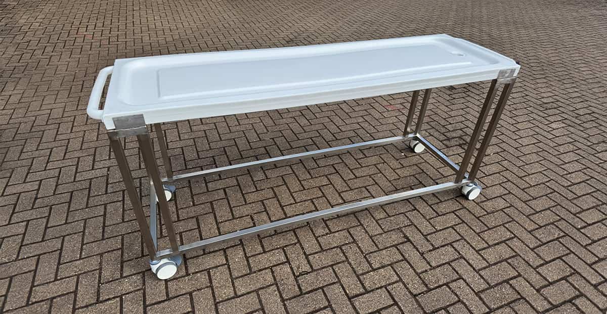 Radiolucent Tray and Trolley for X rays